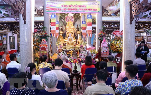 Celebran festival tradicional de Año Nuevo de países sudesteasiáticos en Ciudad Ho Chi Minh ảnh 1 Celebran festival tradicional de Año Nuevo de países sudesteasiáticos en Ciudad Ho Chi Minh ảnh 1