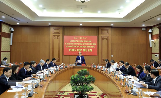 Efectúan segunda reunión sobre construcción del Estado de derecho socialista de Vietnam ảnh 1 Efectúan segunda reunión sobre construcción del Estado de derecho socialista de Vietnam ảnh 1