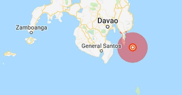 Sismo de magnitud de 6,2 grados sacudió el Sur de Filipinas ảnh 1 Sismo de magnitud de 6,2 grados sacudió el Sur de Filipinas ảnh 1