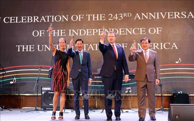 Celebran en Ciudad Ho Chi Minh el Día de la Independencia de Estados Unidos ảnh 1 Celebran en Ciudad Ho Chi Minh el Día de la Independencia de Estados Unidos ảnh 1