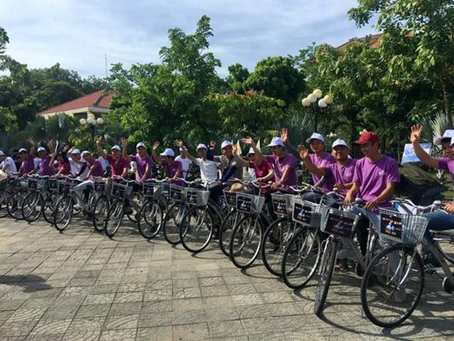 Celebran en provincia turística vietnamita los Días Mundiales de la Bicicleta y del Medio Ambiente ảnh 1 Celebran en provincia turística vietnamita los Días Mundiales de la Bicicleta y del Medio Ambiente ảnh 1