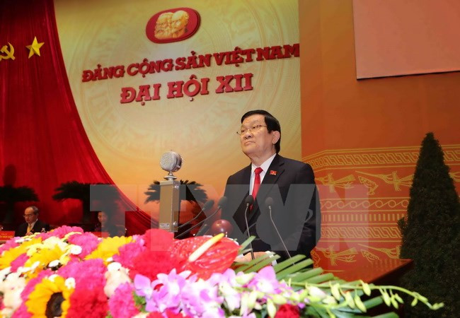 Inauguran el XII Congreso Nacional del Partido Comunista de Vietnam ảnh 3 Inauguran el XII Congreso Nacional del Partido Comunista de Vietnam ảnh 3
