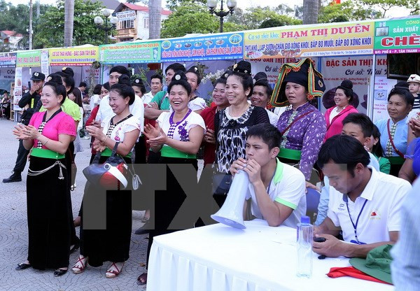 Numerosos turistas acuden a Festival de Flor de Bauhinia en Dien Bien ảnh 1 Numerosos turistas acuden a Festival de Flor de Bauhinia en Dien Bien ảnh 1