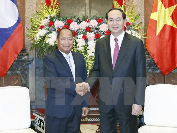 Insta presidente vietnamita a impulsar la colaboración en seguridad con Laos ảnh 1 Insta presidente vietnamita a impulsar la colaboración en seguridad con Laos ảnh 1