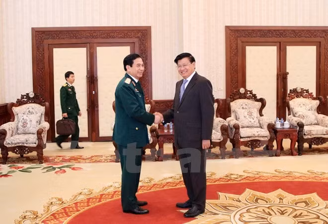 Fortalecen cooperación Vietnam-Laos en defensa ảnh 1