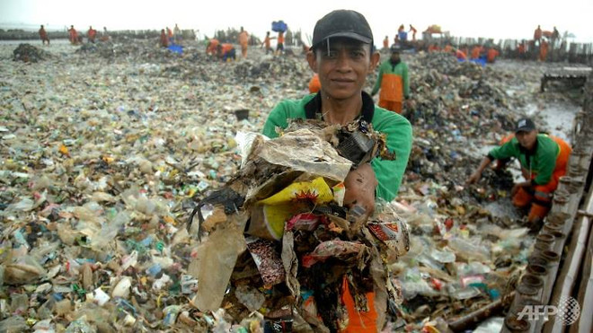 Indonesia trabaja para eliminar toneladas de basura en archipiélago Mil Islas ảnh 1 Indonesia trabaja para eliminar toneladas de basura en archipiélago Mil Islas ảnh 1