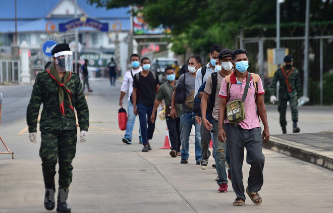 Tailandia registra primer contagio comunitario del COVID-19 tras 101 días ảnh 1 Tailandia registra primer contagio comunitario del COVID-19 tras 101 días ảnh 1
