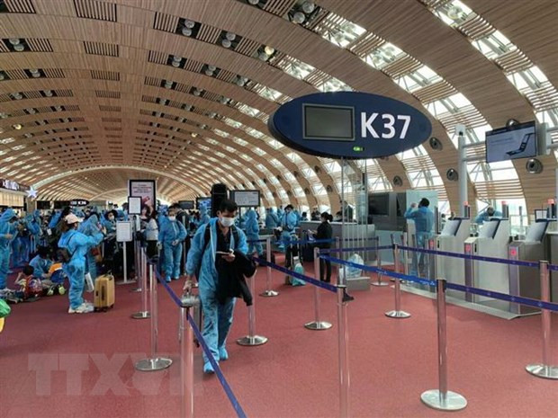 Repatrían a casi 280 ciudadanos vietnamitas desde Francia, Marruecos y Chile ảnh 1 Repatrían a casi 280 ciudadanos vietnamitas desde Francia, Marruecos y Chile ảnh 1