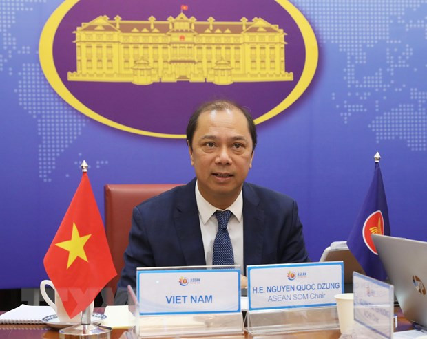 Vietnam preside reunión de altos funcionarios de ASEAN sobre lazos con socios ảnh 1 Vietnam preside reunión de altos funcionarios de ASEAN sobre lazos con socios ảnh 1
