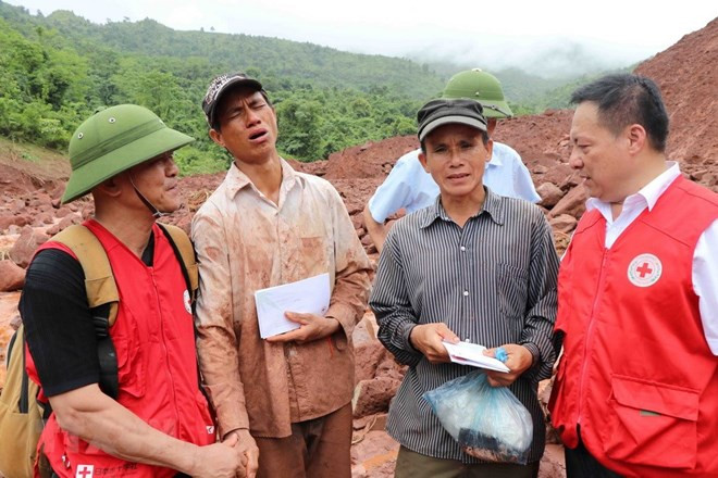 Provincias vietnamita y china intercambian experiencias en acciones caritativas ảnh 1