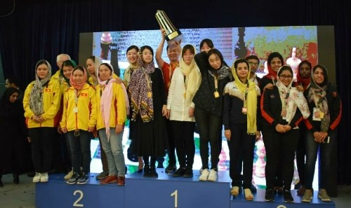 Equipo femenino vietnamita gana plata en el campeonato asiático de ajedrez ảnh 1 Equipo femenino vietnamita gana plata en el campeonato asiático de ajedrez ảnh 1
