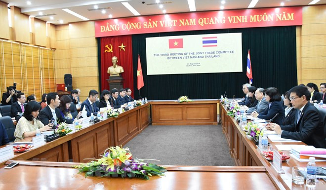 Vietnam y Tailandia acuerdan medidas para impulsar el comercio bilateral ảnh 1 Vietnam y Tailandia acuerdan medidas para impulsar el comercio bilateral ảnh 1