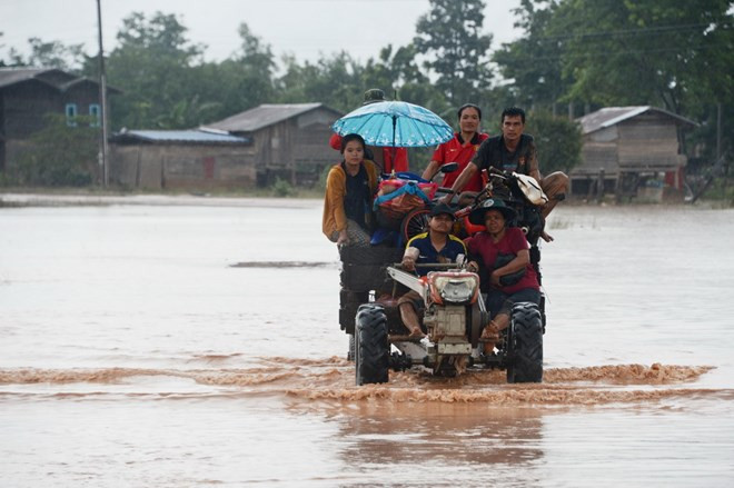 Laos prohíbe actividades en área de presa hidroeléctrica después de colapso ảnh 1 Laos prohíbe actividades en área de presa hidroeléctrica después de colapso ảnh 1