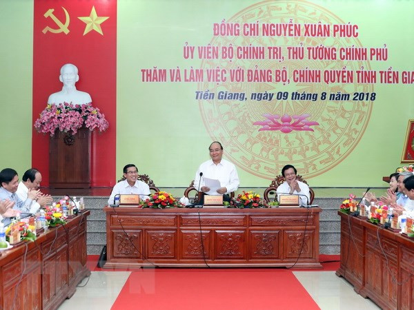 Premier de Vietnam sugiere a Tien Giang desarrollo de economía basada en agricultura ảnh 1 Premier de Vietnam sugiere a Tien Giang desarrollo de economía basada en agricultura ảnh 1