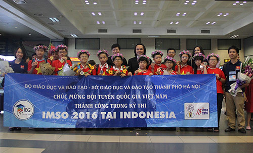 Vietnam sobresale en Olimpiada Internacional de Matemática y Ciencias ảnh 1 Vietnam sobresale en Olimpiada Internacional de Matemática y Ciencias ảnh 1