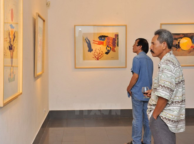 Inauguran exposición artística Vietnam - Malasia - Tailandia ảnh 1 Inauguran exposición artística Vietnam - Malasia - Tailandia ảnh 1