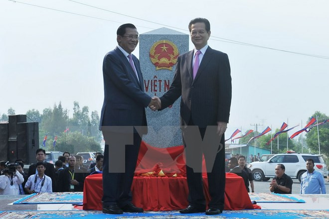 Vietnam y Cambodia determinan construir una frontera de paz y amistad ảnh 1 Vietnam y Cambodia determinan construir una frontera de paz y amistad ảnh 1