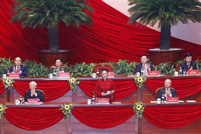 Comunicado de prensa sobre sesión de clausura del XIII Congreso Nacional del Partido Comunista de Vietnam ảnh 1
