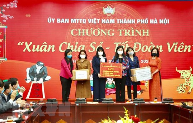 Hanoi celebra programa humanitario en ocasión de Tet ảnh 1 Hanoi celebra programa humanitario en ocasión de Tet ảnh 1