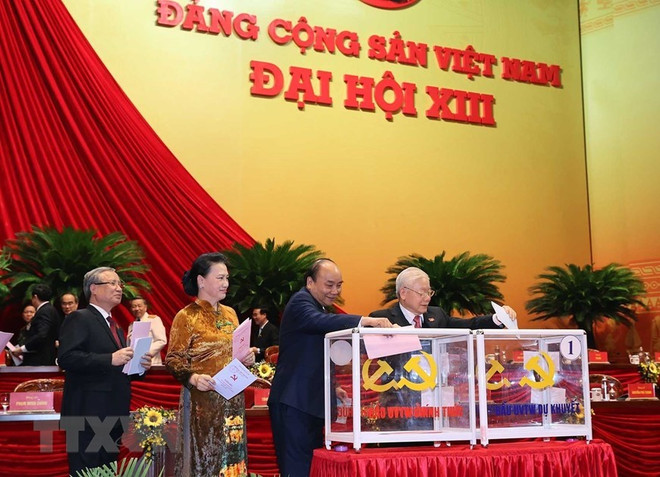 Felicita Laos a reelegido secretario general del Partido Comunista de Vietnam ảnh 1 Felicita Laos a reelegido secretario general del Partido Comunista de Vietnam ảnh 1
