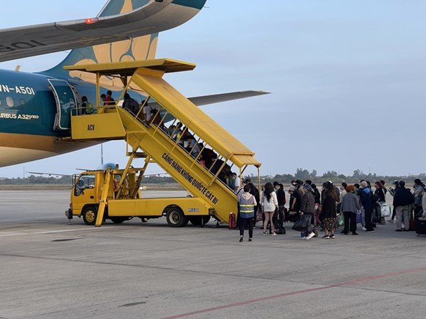 Vietnam Airlines fortalece medidas sanitarias durante Año Nuevo Lunar ảnh 2 Vietnam Airlines fortalece medidas sanitarias durante Año Nuevo Lunar ảnh 2