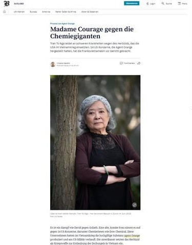 Lucha por justicia para víctimas vietnamitas de dioxina en el foco de atención de prensa europea ảnh 3