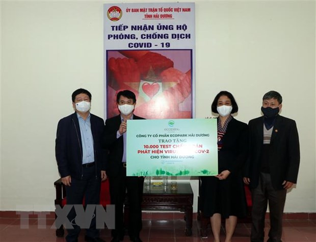 Provincia recibe ayuda de empresas para enfrentar contagio del COVID-19 ảnh 1