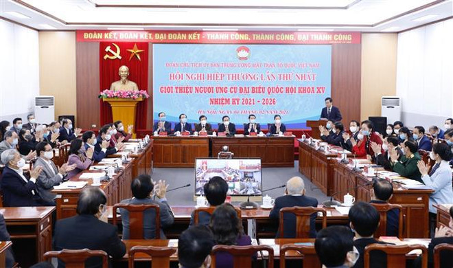 Conferencia de Consultas debate candidatura a diputados del Parlamento vietnamita ảnh 1 Conferencia de Consultas debate candidatura a diputados del Parlamento vietnamita ảnh 1