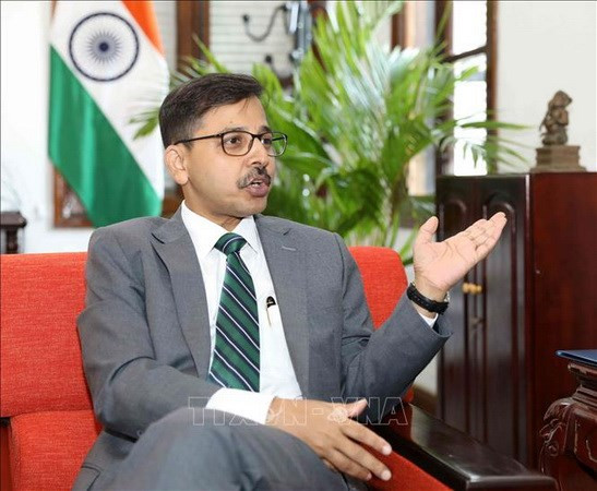 Resalta embajador indio en Vietnam éxito de congreso partidista ảnh 1