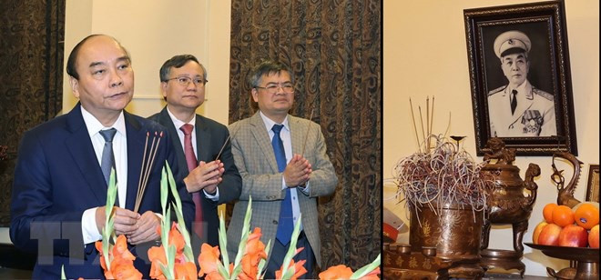 Premier de Vietnam rinde tributo a extintos dirigentes del país en ocasión del Tet ảnh 2