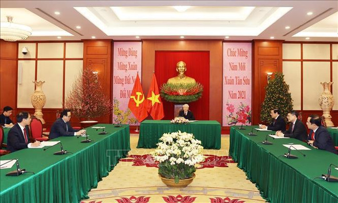 Máximos dirigentes partidistas de Vietnam y Cuba aprecian amistad binacional ảnh 1 Máximos dirigentes partidistas de Vietnam y Cuba aprecian amistad binacional ảnh 1
