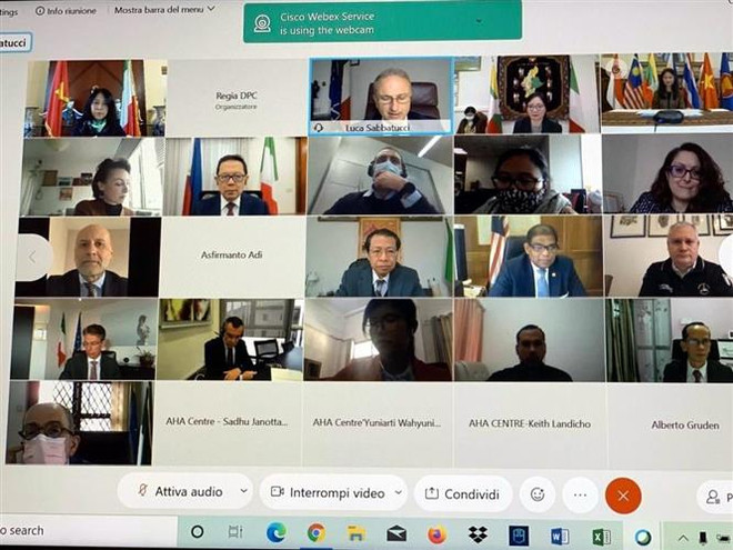 Inauguran curso de formación para Italia y ASEAN sobre protección civil ảnh 1 Inauguran curso de formación para Italia y ASEAN sobre protección civil ảnh 1