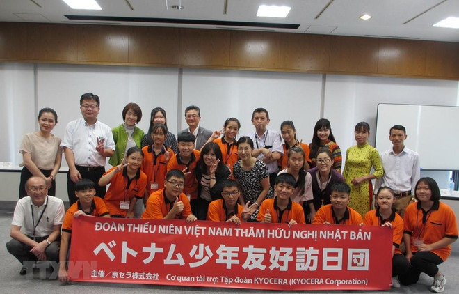 Concluyen jóvenes vietnamitas viaje de amistad a Japón ảnh 1 Concluyen jóvenes vietnamitas viaje de amistad a Japón ảnh 1