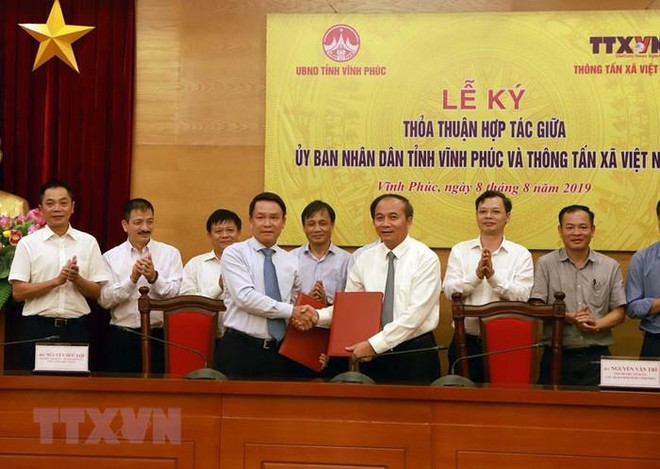 Apoya Agencia Vietnamita de Noticias desarrollo de la provincia de Vinh Phuc ảnh 2 Apoya Agencia Vietnamita de Noticias desarrollo de la provincia de Vinh Phuc ảnh 2