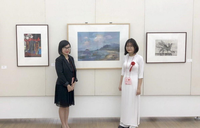 Exhiben obra de alumna vietnamita en Museo de Bellas Artes de Japón ảnh 1 Exhiben obra de alumna vietnamita en Museo de Bellas Artes de Japón ảnh 1