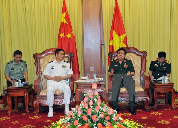 Ministro de defensa recibe a alto oficial de ejército chino ảnh 1 Ministro de defensa recibe a alto oficial de ejército chino ảnh 1