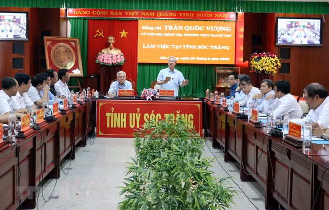 Delegación del Comité Central del Partido de trabajo en Soc Trang ảnh 1