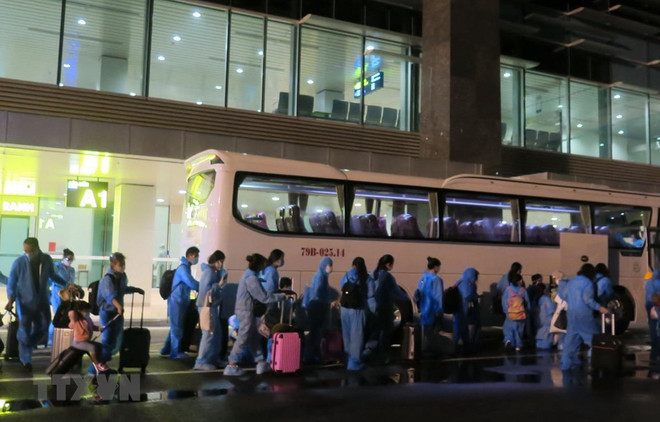 Repatriados 230 vietnamitas del Corea del Sur ảnh 1 Repatriados 230 vietnamitas del Corea del Sur ảnh 1