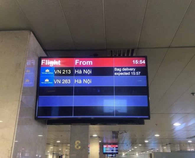 Vietnam Airlines implementa sistema de pantalla de información de equipajes ảnh 1 Vietnam Airlines implementa sistema de pantalla de información de equipajes ảnh 1