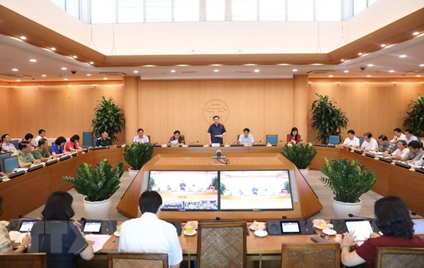 Hanoi despliega medidas urgentes en combate al COVID-19 ảnh 1 Hanoi despliega medidas urgentes en combate al COVID-19 ảnh 1