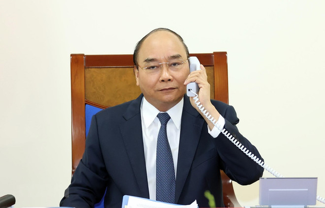 Premier vietnamita conversa por teléfono con Angela Merkel sobre lazos bilaterales ảnh 1 Premier vietnamita conversa por teléfono con Angela Merkel sobre lazos bilaterales ảnh 1