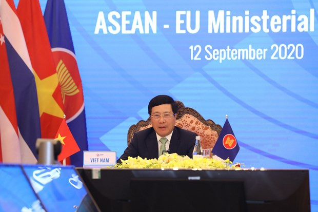 Intensifica ASEAN la cooperación con Unión Europea y la India ảnh 1 Intensifica ASEAN la cooperación con Unión Europea y la India ảnh 1
