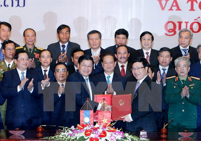 Consolidación de frontera Vietnam-Laos: ejemplo en solución de asuntos limítrofes ảnh 1 Consolidación de frontera Vietnam-Laos: ejemplo en solución de asuntos limítrofes ảnh 1