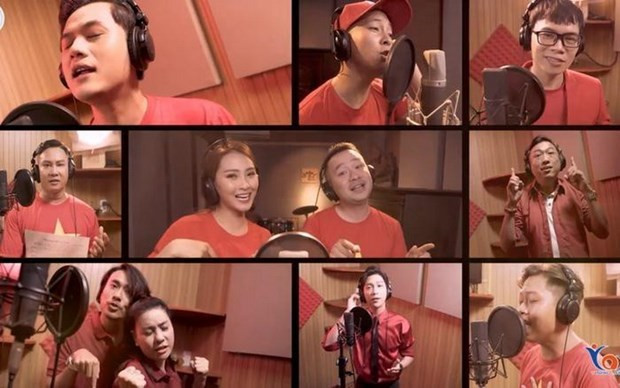 Presentan en Vietnam vídeo musical sobre la autoprotección contra el COVID-19 ảnh 1