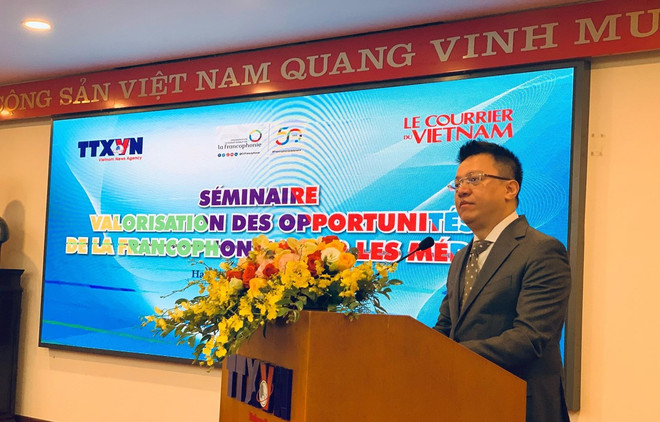 Promueven oportunidades de desarrollo y cooperación de Vietnam en comunidad francófona ảnh 1 Promueven oportunidades de desarrollo y cooperación de Vietnam en comunidad francófona ảnh 1