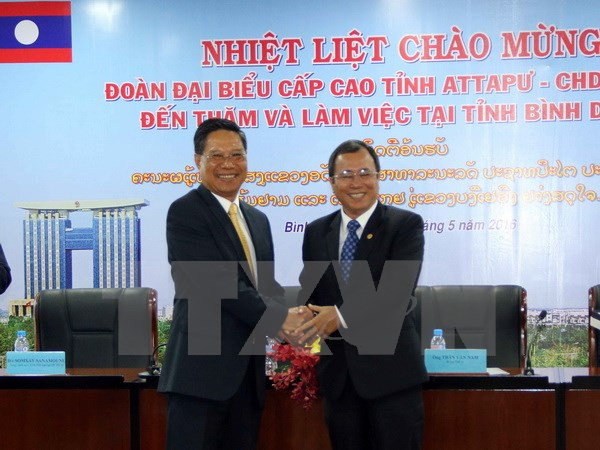 Provincias de Vietnam y Laos robustecen cooperación en inversión ảnh 1 Provincias de Vietnam y Laos robustecen cooperación en inversión ảnh 1