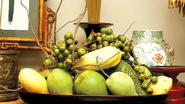 Bandeja de cinco frutas, indispensable de familias vietnamitas durante el Tet ảnh 2 Bandeja de cinco frutas, indispensable de familias vietnamitas durante el Tet ảnh 2
