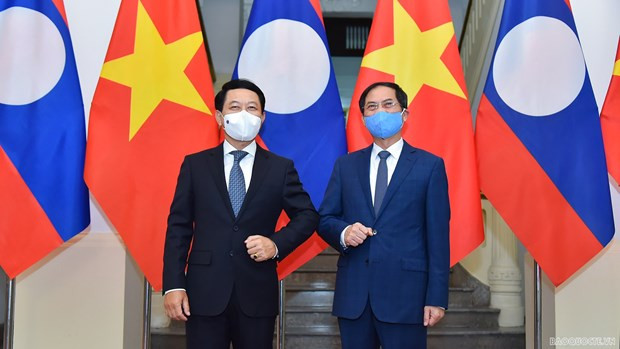 Vietnam y Laos por intensificar lazos en diplomacia ảnh 1