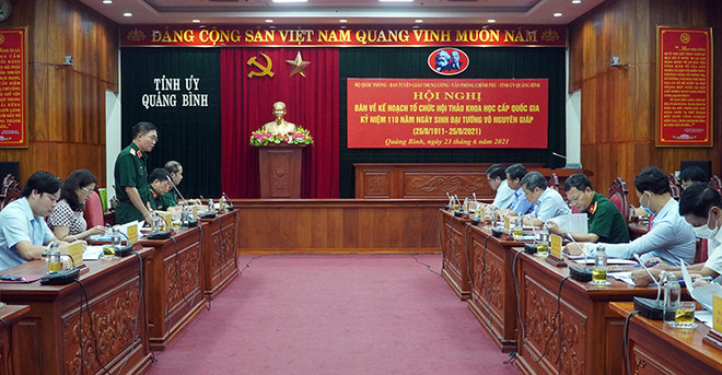 Efectuarán seminario científico sobre el General Vo Nguyen Giap en agosto ảnh 1 Efectuarán seminario científico sobre el General Vo Nguyen Giap en agosto ảnh 1