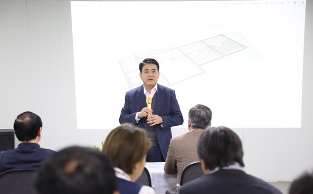 Autoridades de Hanoi buscan acelerar construcción del sistema de tratamiento de aguas residuales ảnh 1 Autoridades de Hanoi buscan acelerar construcción del sistema de tratamiento de aguas residuales ảnh 1